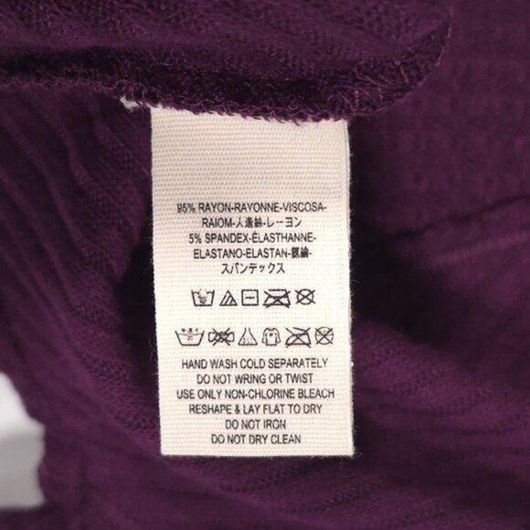 Free People Ventura Thermal Top Oversized Pullover Purple Violet‎  S/P - Picture 11 of 11